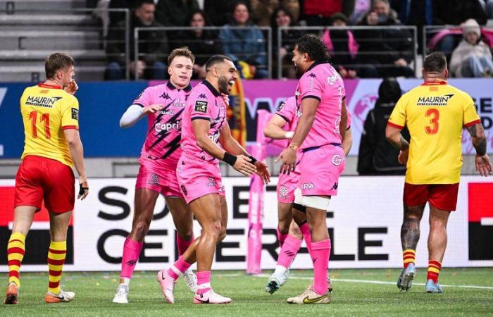 Top 14 – Stade français wins against Perpignan and moves away from the red zone