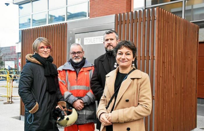 In Lorient, four public toilets inaugurated in the city center