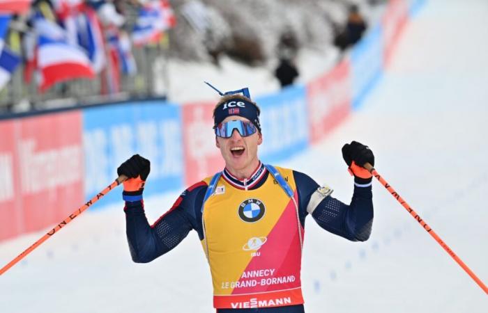 Biathlon – Johannes Boe wins the pursuit of Le Grand Bornand's Perrot and Jacquelin. Giacomel is 11th