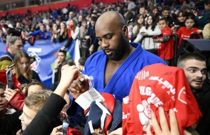 PSG with Teddy Riner for the final of the Judo Champions League