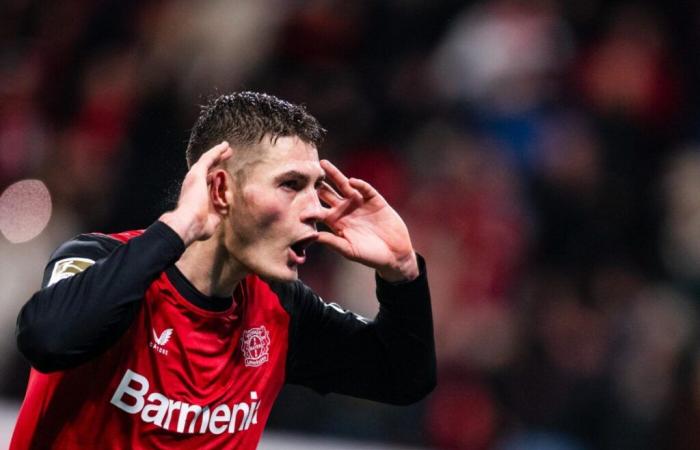 Schick scores a quadruple with Leverusen – Bundesliga – J15 – Leverkusen-Fribourg (5-1)