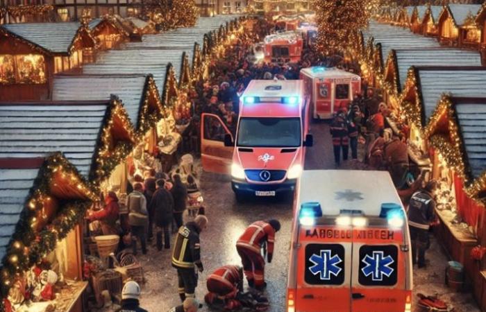 Tragedy at the Christmas market in Magdeburg: car crashes into crowd, causing deaths and injuries