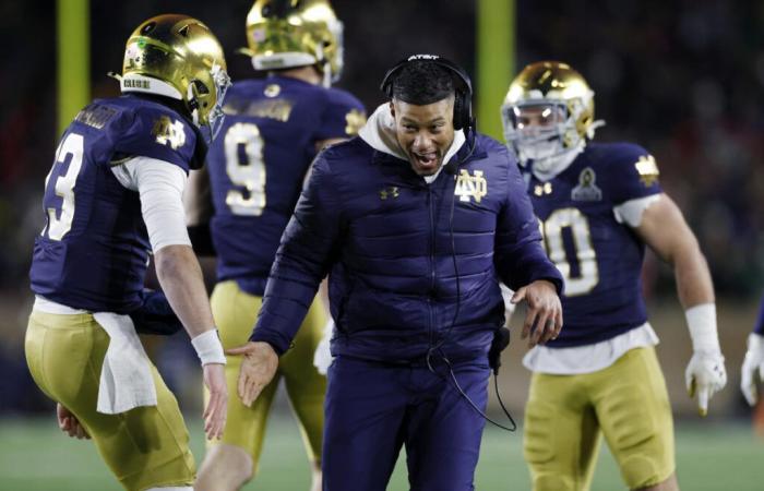 College Football Playoff scores, results: Notre Dame handles Indiana in first game of 12-team playoff era