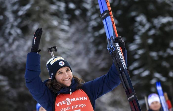 Le Grand Bornand – Julia Simon second in the pursuit behind Franziska Preuss