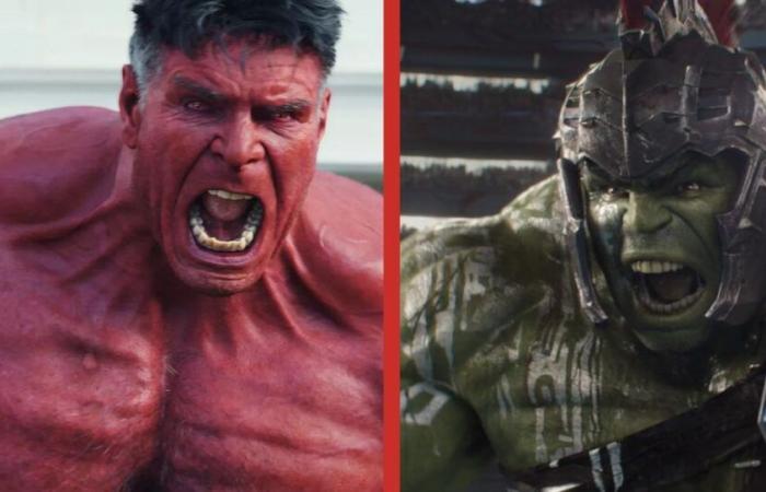 here is who of Red Hulk and Hulk is the strongest