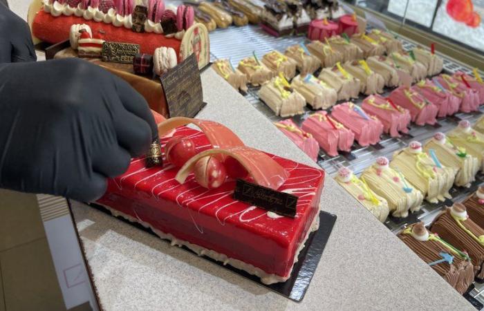 Christmas festivities: traditional logs are making a comeback in the windows of pastries and bakeries in Castelnaudary