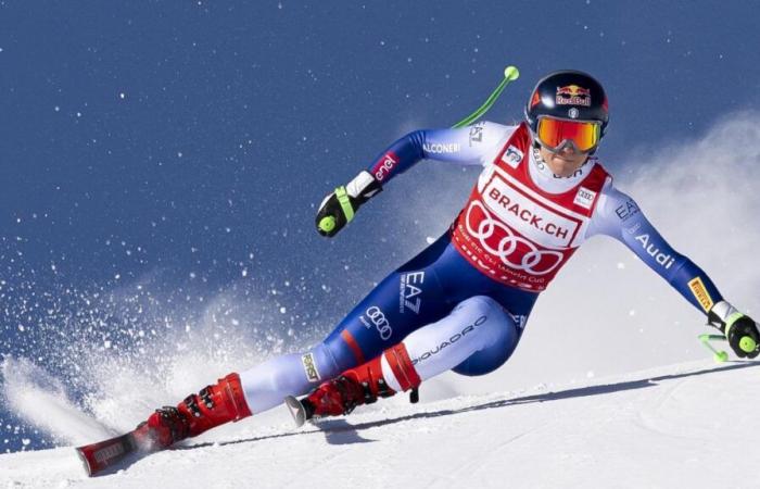 SuperG St Moritz: Goggia third. What Vonn! She returns after almost 6 years and is 14th