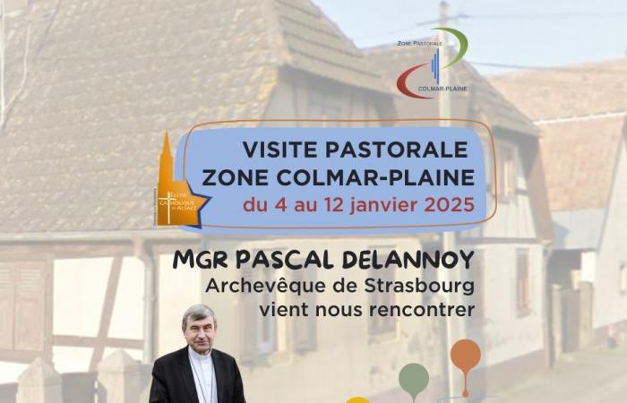 New Year with the Pastoral Visit of Monsignor Delannoy to the Colmar-Plaine Zone