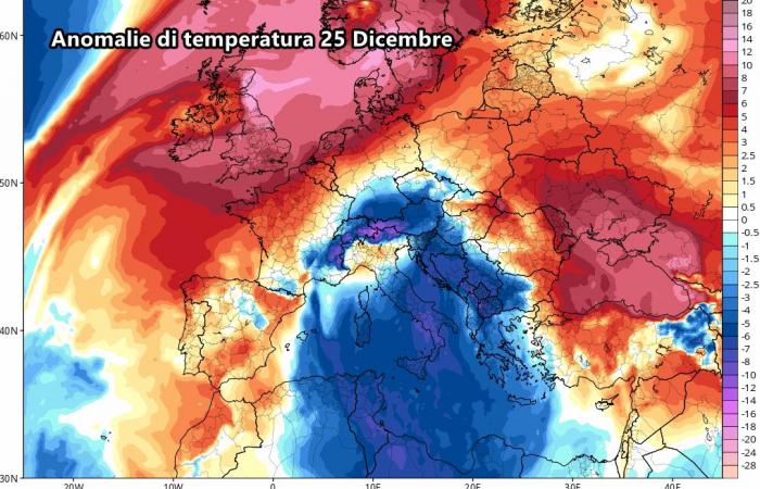 Weather: brief respite, then cold, rain and snow close to Christmas