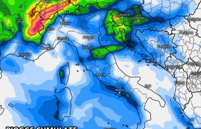 Weather: rain and snowflakes over the weekend