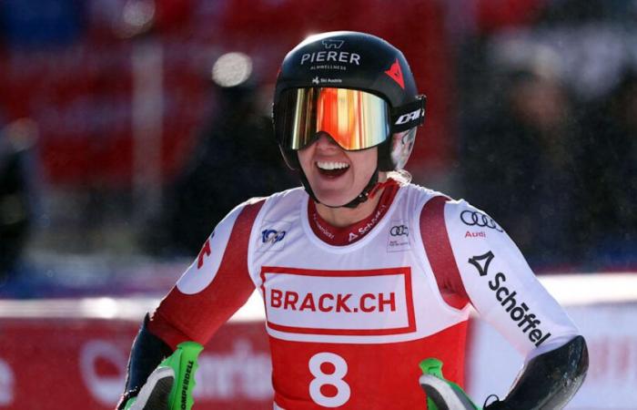 Cornelia Hütter edges local favourite Gut-Behrami to win St. Moritz Super-G