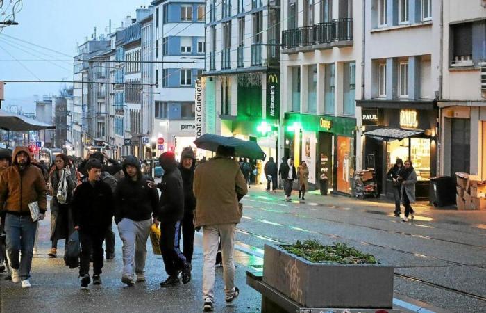 City center or commercial area: for Christmas shopping, these Brest residents have made their choice