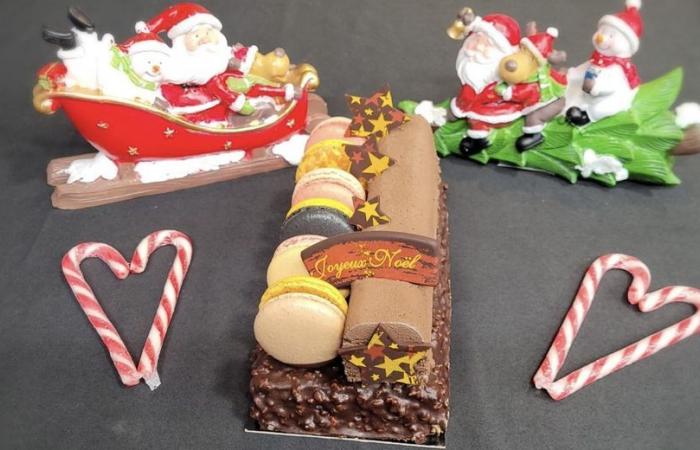 Christmas festivities: traditional logs are making a comeback in the windows of pastries and bakeries in Castelnaudary