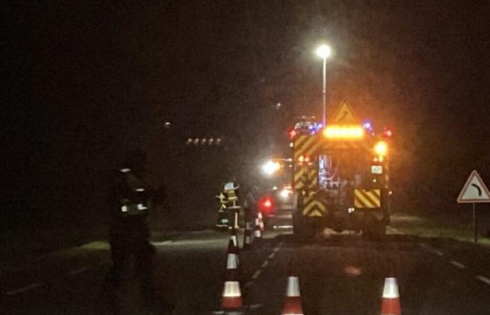 Toulouse. Traffic accident in the night, 10 people involved including three injured