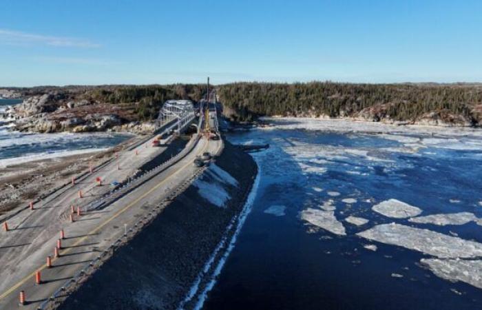 The Sheldrake River Modular Bridge has been in service since yesterday