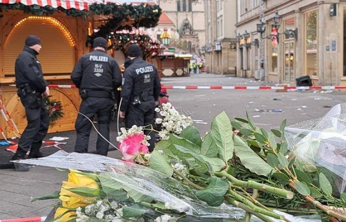 the population of Magdeburg in shock after the attack on the Christmas market