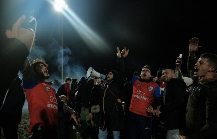 explosion of joy after the historic qualification of Dives-Cabourg