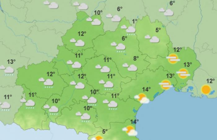 Weather report. A rainy weekend awaits us in Toulouse and Occitanie for the start of the Christmas holidays