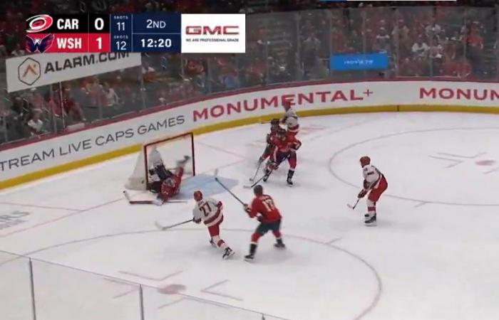 Charlie Lindgren makes one of the saves of the year