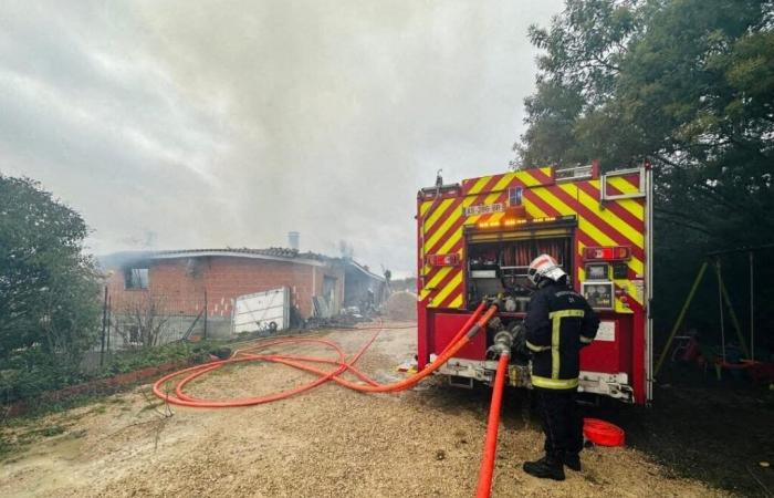 Haute-Garonne. Fire in a house, 21 firefighters mobilized