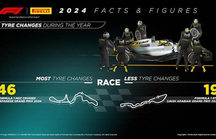 Formula 1 | The Pirellis covered the Earth-Moon distance this year in F1!