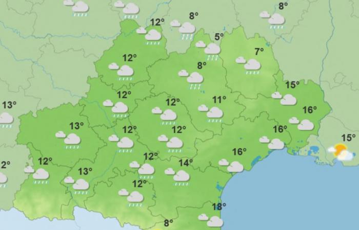 Weather report. A rainy weekend awaits us in Toulouse and Occitanie for the start of the Christmas holidays