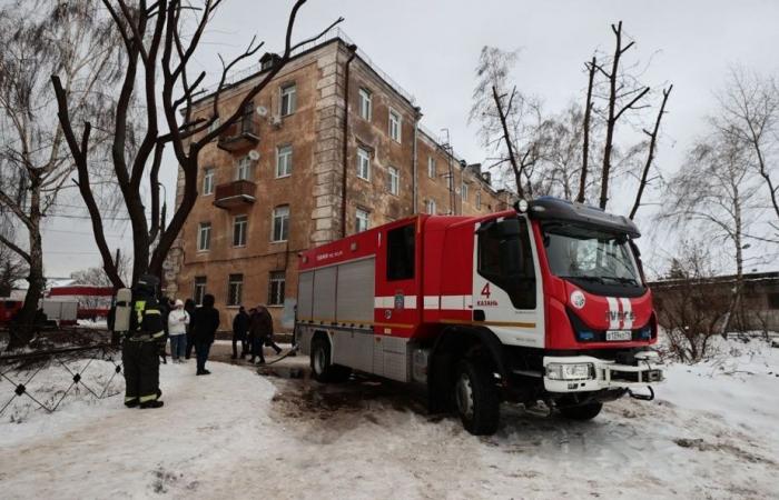 Ukrainian drones damage buildings in Russia