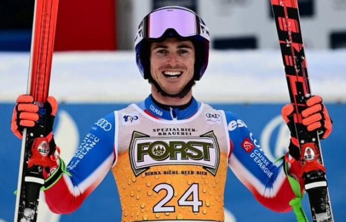 Marco Odermatt wins the Alta Badia giant ahead of Léo Anguenot