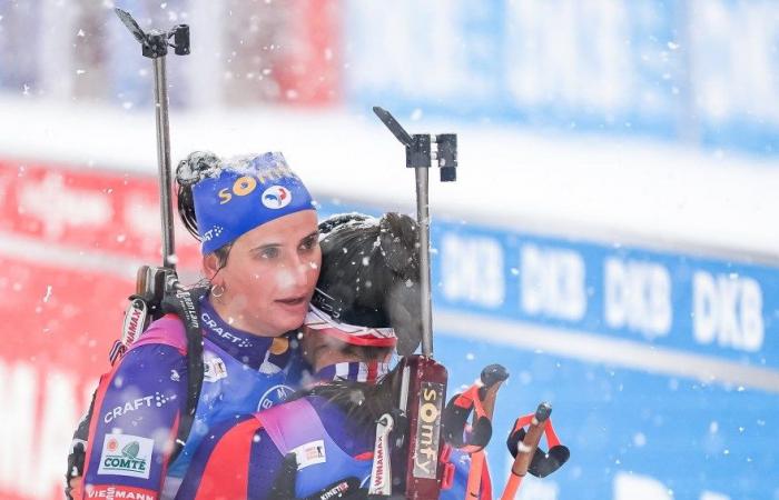 Biathlon | Le Grand-Bornand: Selina Grotian wins for the first time in the world cup in the mass start, Jeanne Richard beaten by a tenth for the podium | Nordic Mag | No. 1 Biathlon