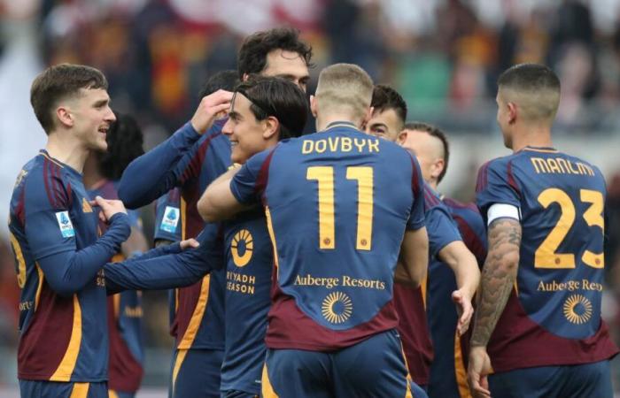 Roma-Parma 5-0: goals in Dybala (2), Saelemakers, Paredes, Dovbyk