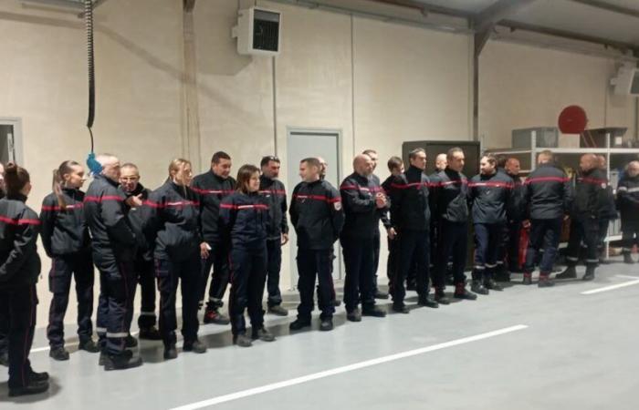 Ambérieux-en-Dombes. After two years of work, a brand new fire and rescue center