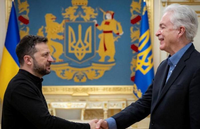 Volodymyr Zelensky claims to have received CIA Director William Burns in Ukraine