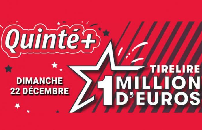 1 million euros this Sunday, December 22 + €100,000 on PMU.fr with e E-Quinté