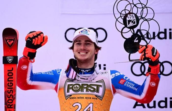 Frenchman Léo Anguenot second in the Alta Badia giant slalom behind King Odermatt