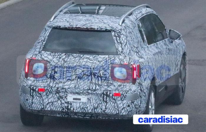 Start of the test period for the future Mercedes GLB which will also exist in electric form