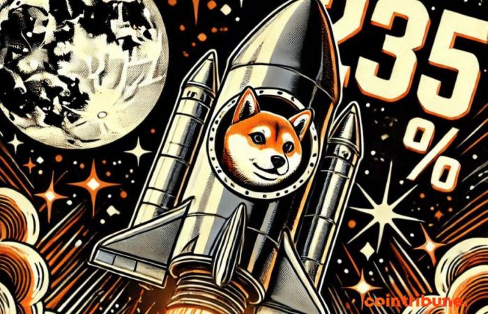 Towards a spectacular jump of 235% for Shiba Inu?