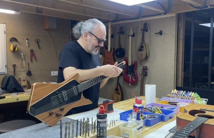 Near Nantes. The former computer scientist became a luthier