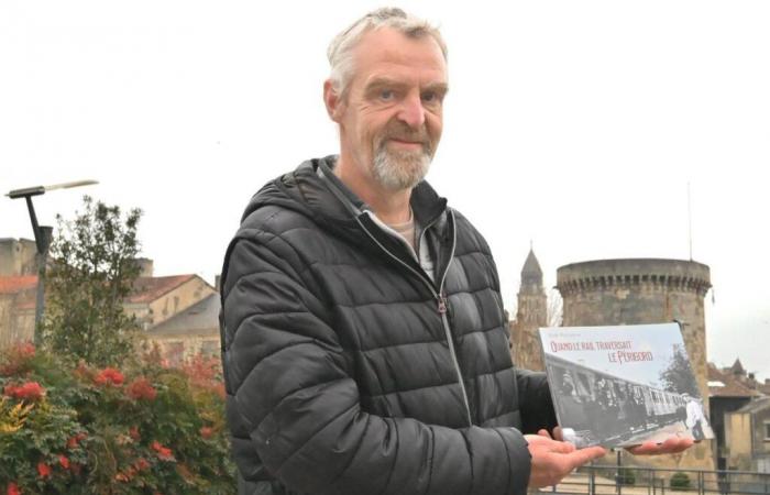 he wrote a book on the history of the train in Dordogne