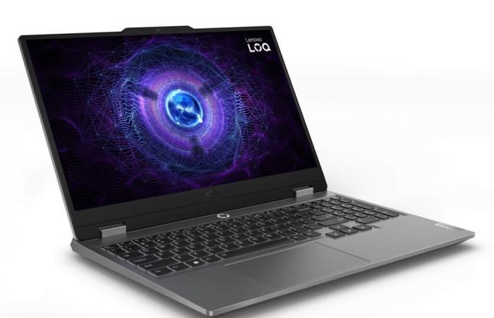 Promo €799 Lenovo LOQ 15IAX9 (83GS00F0FR), creative gaming laptop PC 15″ 144Hz sRGB scalable under Intel Core i5-H GeForce RTX 3050 and 24 GB of RAM