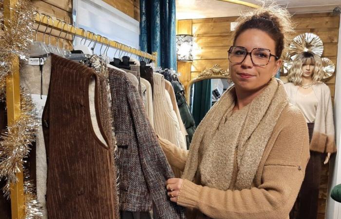 In Nogent-le-Rotrou, a clothing store in a mobile home: Deby's cocooning space