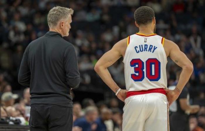 Steve Kerr reminds his players that Stephen Curry is there… • Basket USA