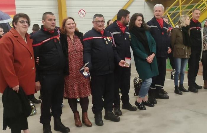 When firefighters have to intervene on a fire in the middle of the Sainte-Barbe ceremony