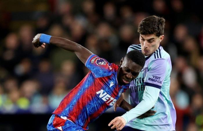 Crystal Palace sinks against Arsenal despite a goal from Ismaïla Sarr