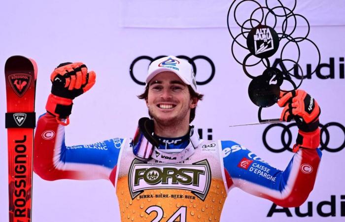 Frenchman Léo Anguenot second in the Alta Badia giant slalom behind King Odermatt