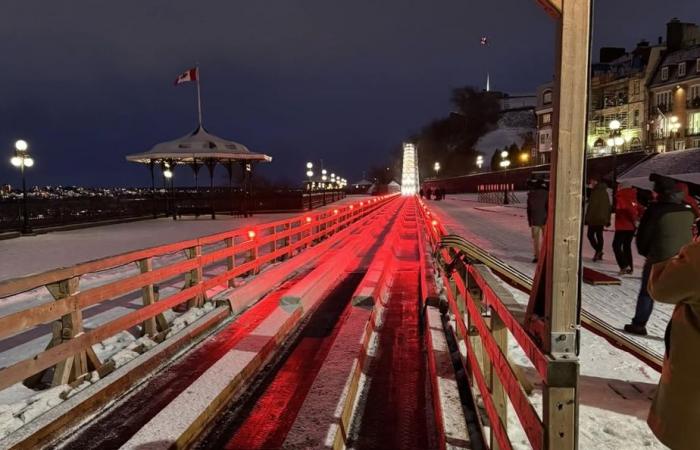 Dufferin Terrace in Quebec | A legendary slide refrigerated for the first time in 140 years