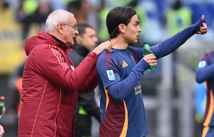 Roma-Parma, Ranieri: 'Dybala? I know he wants to stay, he's fine with us and I'm with him'