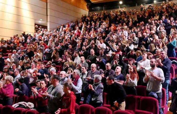 “Rose”, the film tribute to Cédric Rosalen screened for the very first time at the Théâtre de Narbonne