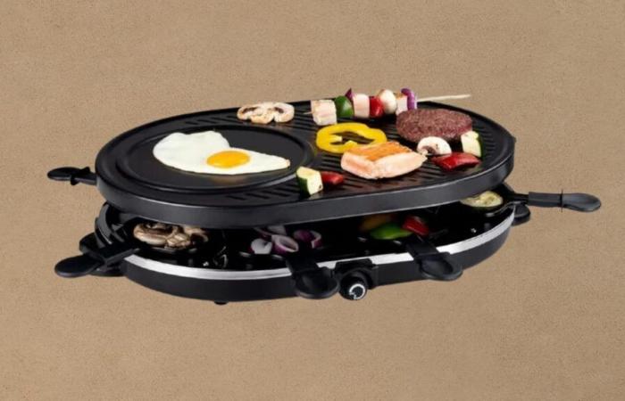 This multifunction raclette machine is at a low price at Cdiscount, take advantage of it this end of year