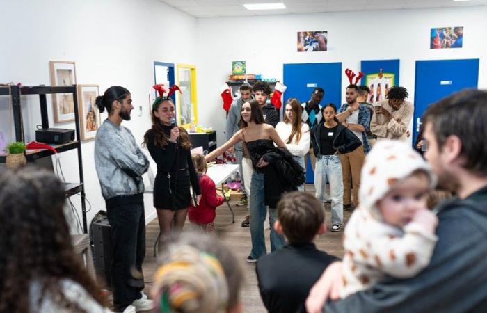 Perpignan: Solidarity Christmas at the Sängö space for around thirty families or single people in precarious circumstances