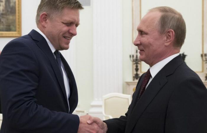 Putin speaks with Fico, during rare visit to Moscow by EU leader